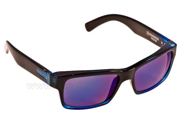 Sunglasses Von Zipper Fulton VZSU78 Black Blue Astro Glo