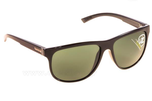 Sunglasses Von Zipper CLETUS SMRFTCLE BKV Black gold Vintage Grey