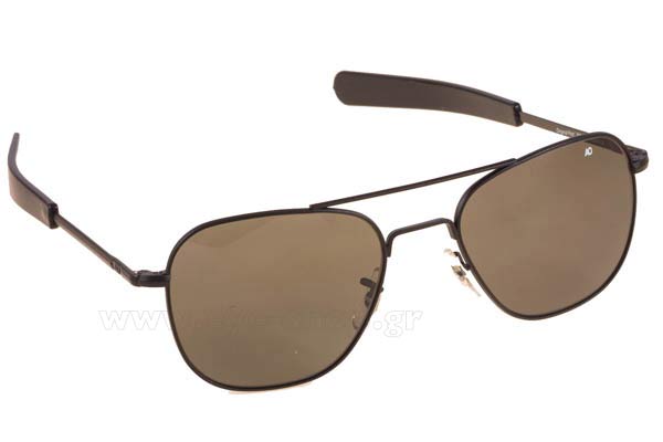 American-Optical ORIGINAL-PILOT Black matte size 55 Sunglasses Price: 239,00
