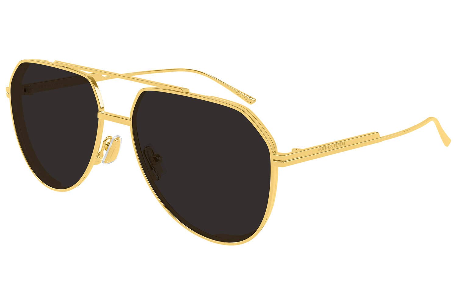 Bottega-Veneta BV1465S 001 size 60 Sunglasses Price: 279,99