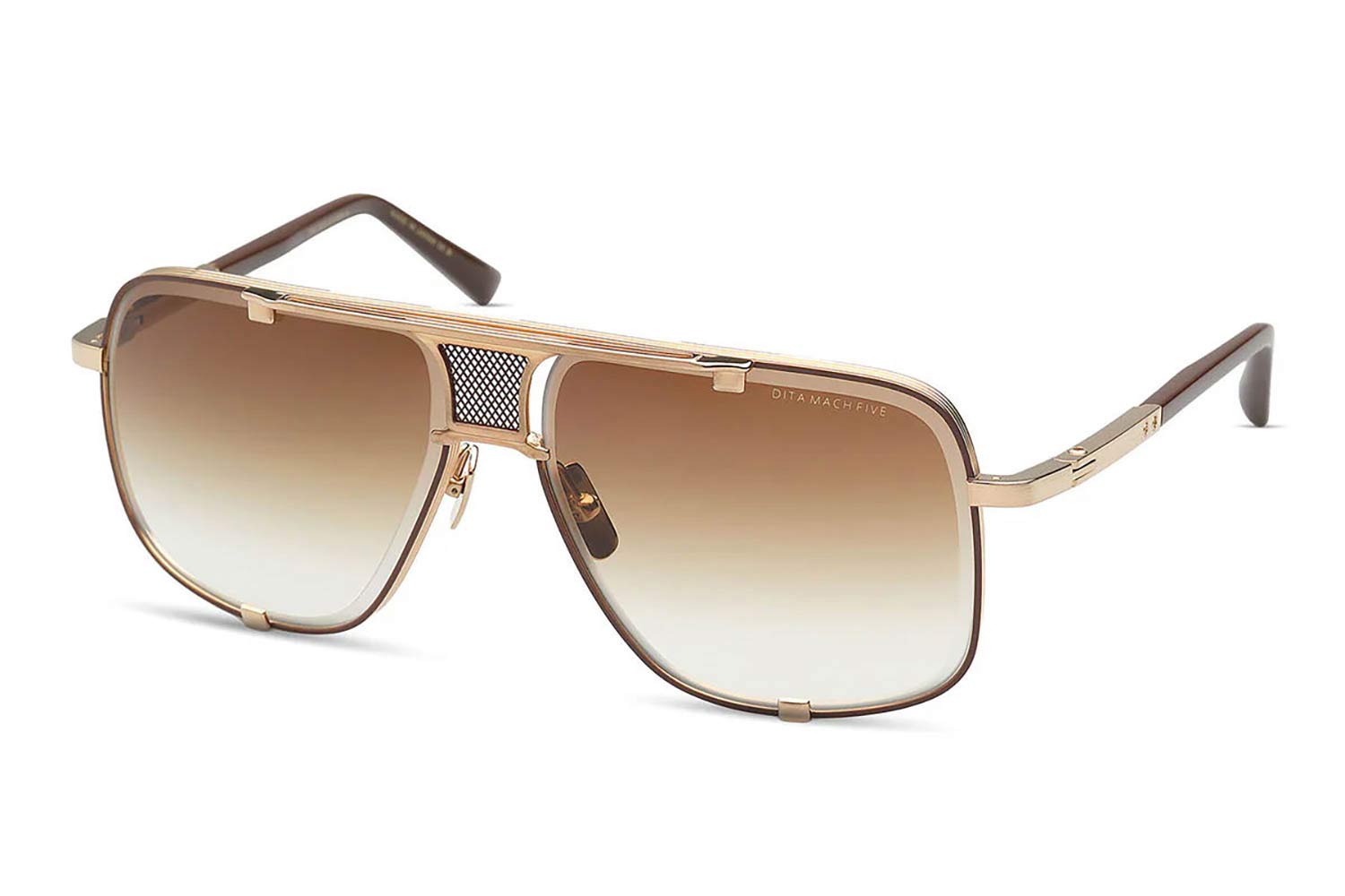 Dita MACH-FIVE DRX-2087-I-GLD-BRN-64 size 64 Sunglasses Price: 999,00