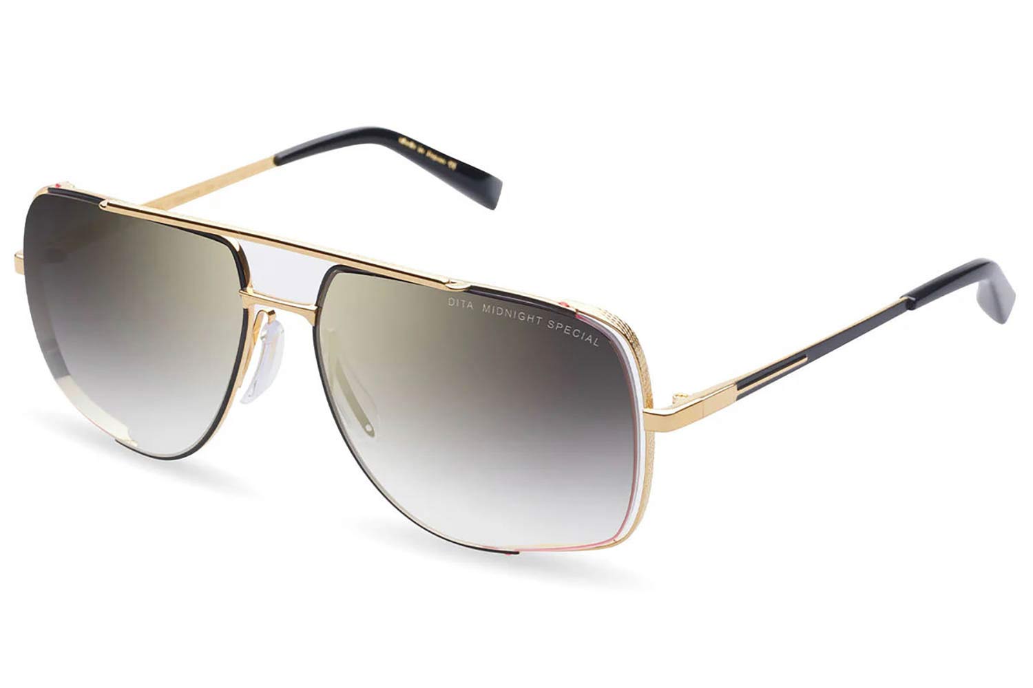 Dita MIDNIGHT-SPECIAL DRX-2010-L-GLD-BLK-60-Z size 60 Sunglasses Price: 598,00