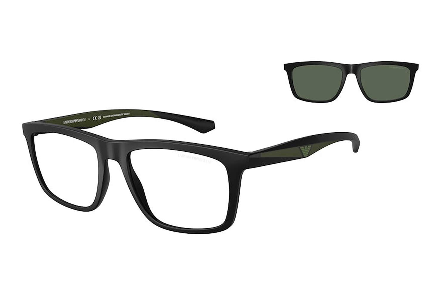 Emporio Armani 4235 50011W size 55 Eyewear Price: 139,00