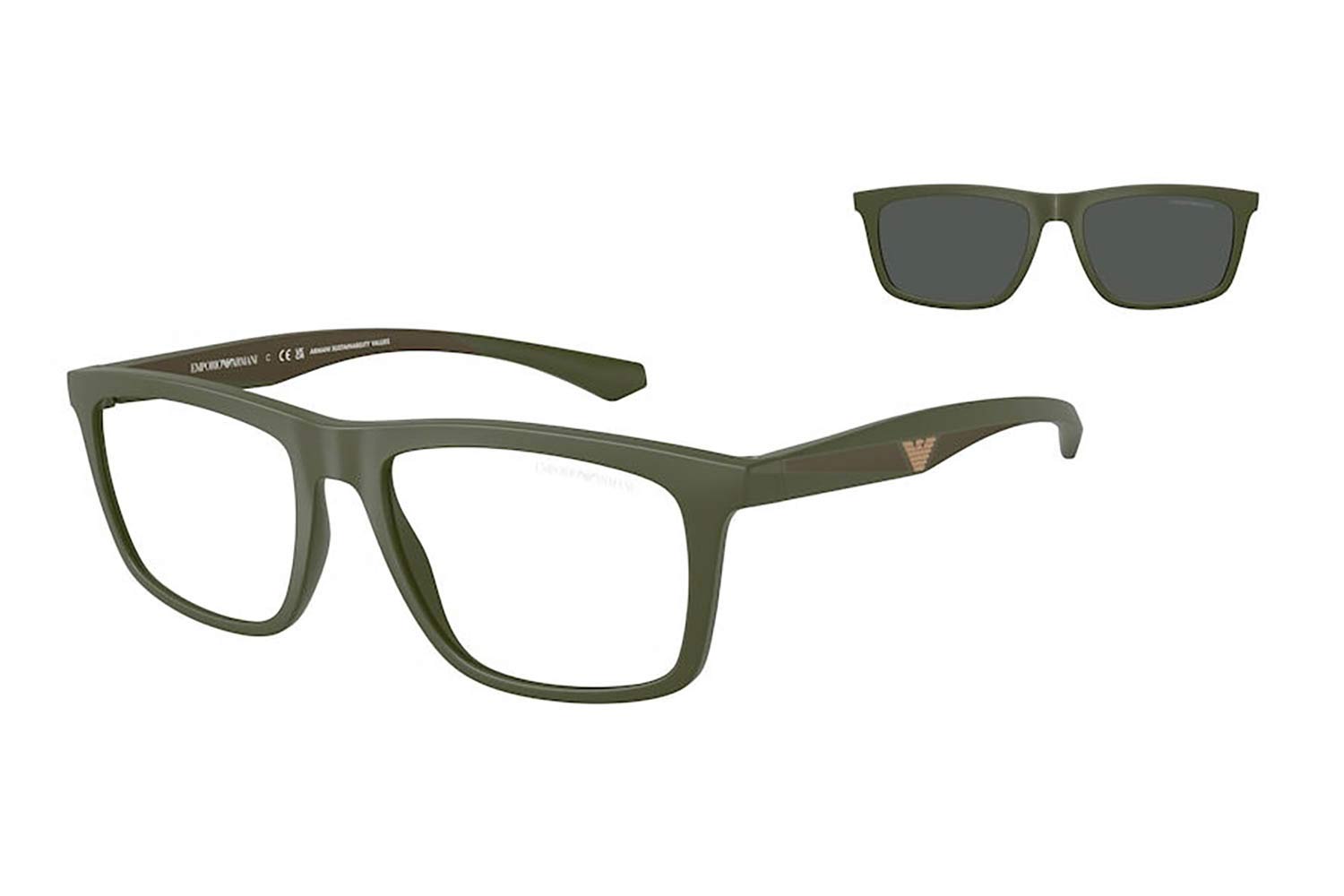 Emporio Armani 4235 61841W size 53 Eyewear Price: 139,00