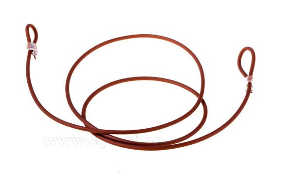 Eyewear accessories - cords  Grippy Thinrubber-Solo Brown Matte Price: 4,00