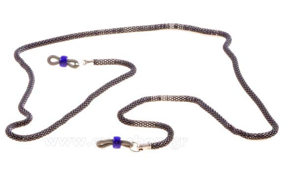 Eyewear accessories - cords  Grippy Snake Blue Price: 12,00