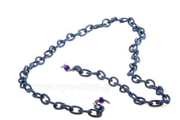 Eyewear accessories - cords  Grippy TextChain blue Price: 12,00