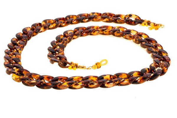 Eyewear accessories - cords  Grippy Melody-Chain Brn Tort Price: 24,00