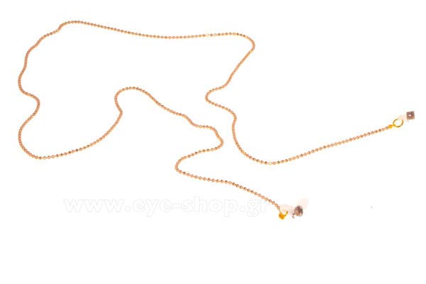 Eyewear accessories - cords  Grippy ThinChain-round Beige Gold Price: 11,25