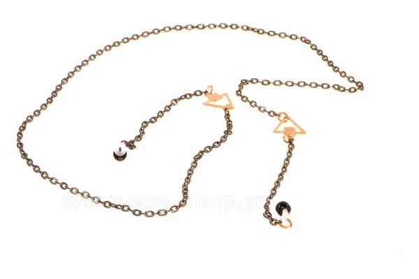Eyewear accessories - cords  Grippy Love-Signs Grey Triang Price: 12,00