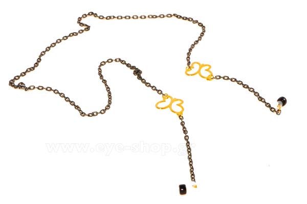 Eyewear accessories - cords  Grippy Love-Signs Grey ButFly Price: 12,00