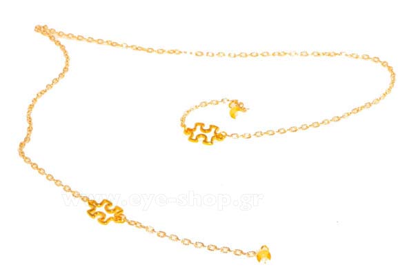 Eyewear accessories - cords  Grippy Love-Signs Gold Dog Price: 12,00