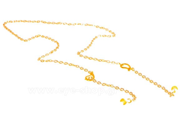Eyewear accessories - cords  Grippy Love-Signs Gold Goccia Price: 12,00