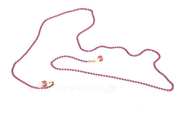 Eyewear accessories - cords  Grippy ThinChain-round Violet Price: 11,25