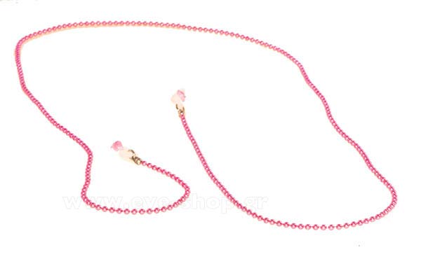 Eyewear accessories - cords  Grippy ThinChain-round Pink Price: 11,25