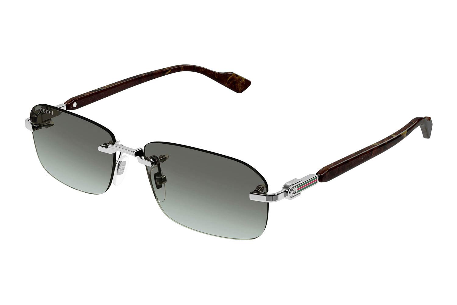 Gucci GG1221S 008 silver brown brown size 56 Sunglasses Price: 327,90