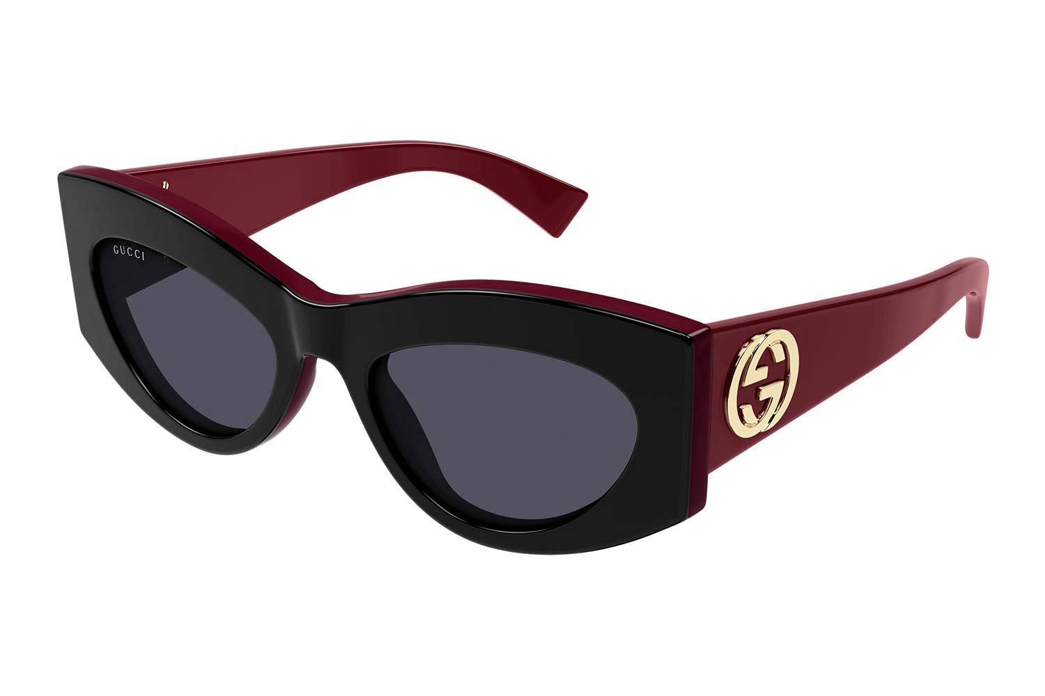 Gucci GG1843S 006 black red grey size 53 Sunglasses Price: 277,00
