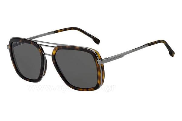 Hugo-Boss BOSS-1235S 4HU IR size 55 Sunglasses Price: 235,20