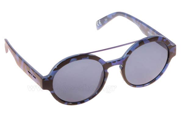 Italia-Independent I-PLASTIK-0913 141.GLS Camo Blue size 51 Sunglasses Price: 48,00