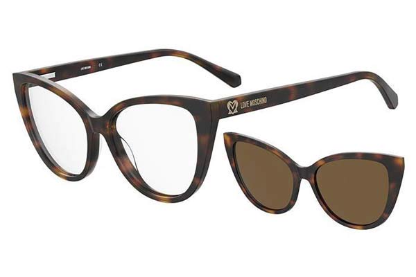 Moschino Love MOL066CS 05L 70 clipon size 54 Eyewear Price: 118,00