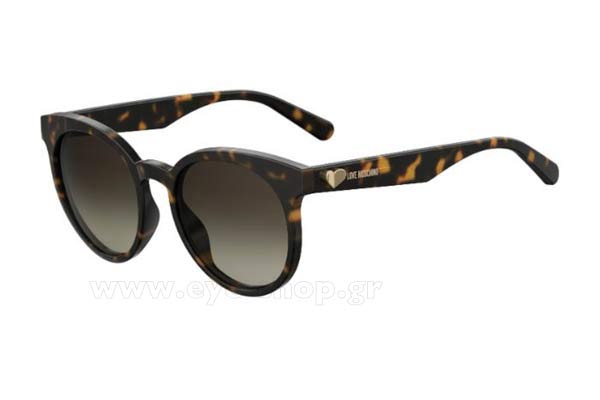 Moschino-Love MOL003-S 086  (HA) size 54 Sunglasses Price: 126,00