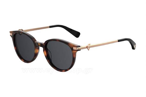 Moschino-Love MOL008-S 086  (IR) size 51 Sunglasses Price: 126,00