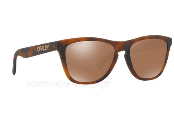 Oakley Frogskins-9013 C5 καφέ  prizm tungsten size 55 Sunglasses Price: 97,99