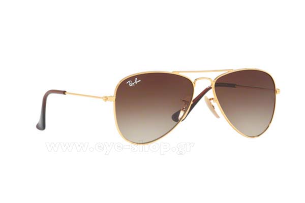 Rayban-Junior 9506S-JUNIOR-AVIATOR 223/13 size 52 Sunglasses Price: 52,98
