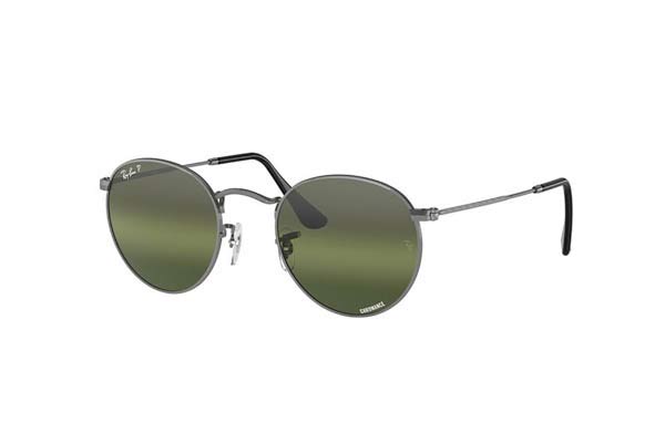 Rayban 3447-ROUND-METAL 004/G4 size 50 Sunglasses Price: 144,11