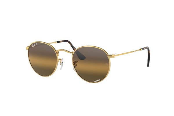Rayban 3447-ROUND-METAL 001/G5 size 50 Sunglasses Price: 177,85