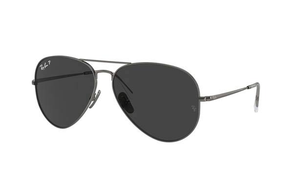Rayban 8089-AVIATOR-TITANIUM 165/48 size 58 Sunglasses Price: 337,99