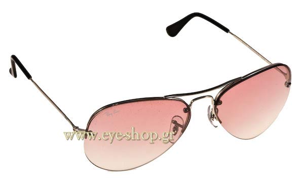 RAYBAN 3214 RIMLESS AVIAT 003/58 Sunglasses Unisex | Eye-Shop