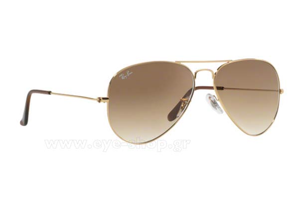 Rayban 3025-Aviator 001/51 size 55 Sunglasses Price: 121,25
