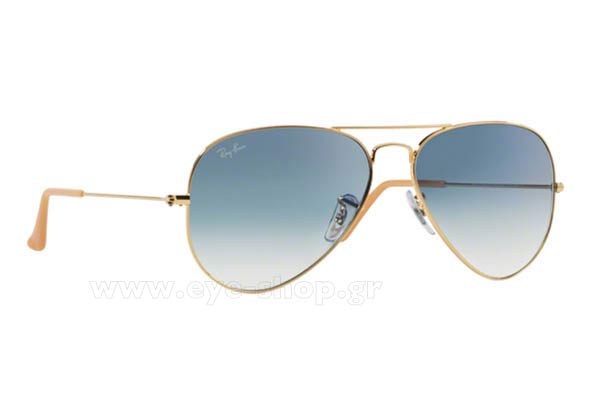 Rayban 3025-Aviator 001/3F size 58 Sunglasses Price: 121,25