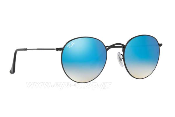Rayban 3447-ROUND-METAL 002/4O size 50 Sunglasses Price: 129,96