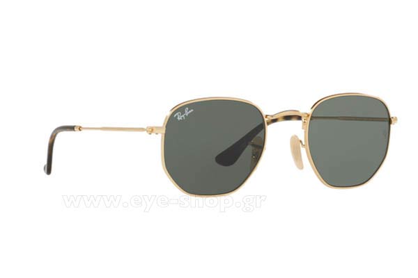 Rayban 3548N 001 Hexagonal size 51 Sunglasses Price: 107,94