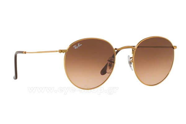 Rayban 3447-ROUND-METAL 9001A5 size 50 Sunglasses Price: 102,99
