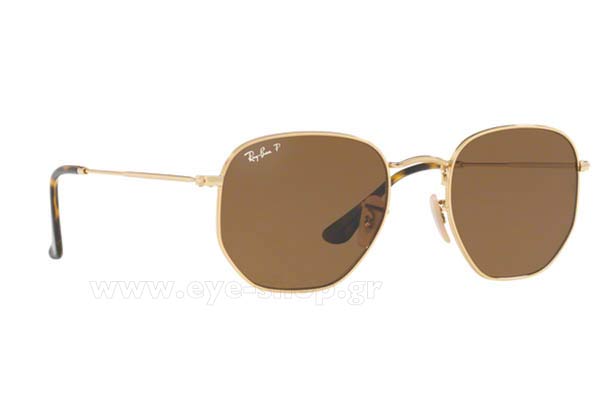 Rayban 3548N 001/57 Hexagonal size 54 Sunglasses Price: 144,84