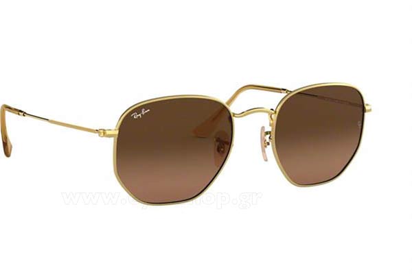 Rayban 3548N 912443 Hexagonal size 51 Sunglasses Price: 109,82