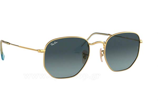 Rayban 3548N 91233M Hexagonal size 48 Sunglasses Price: 111,95