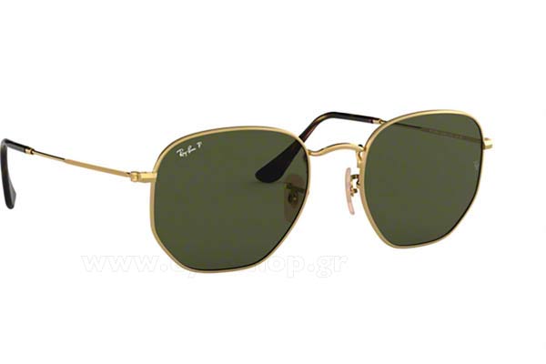 Rayban 3548N 001/58 Hexagonal size 51 Sunglasses Price: 126,32