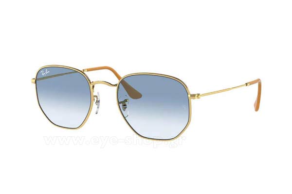 Rayban 3548-HEXAGONAL 001/3F size 51 Sunglasses Price: 99,99