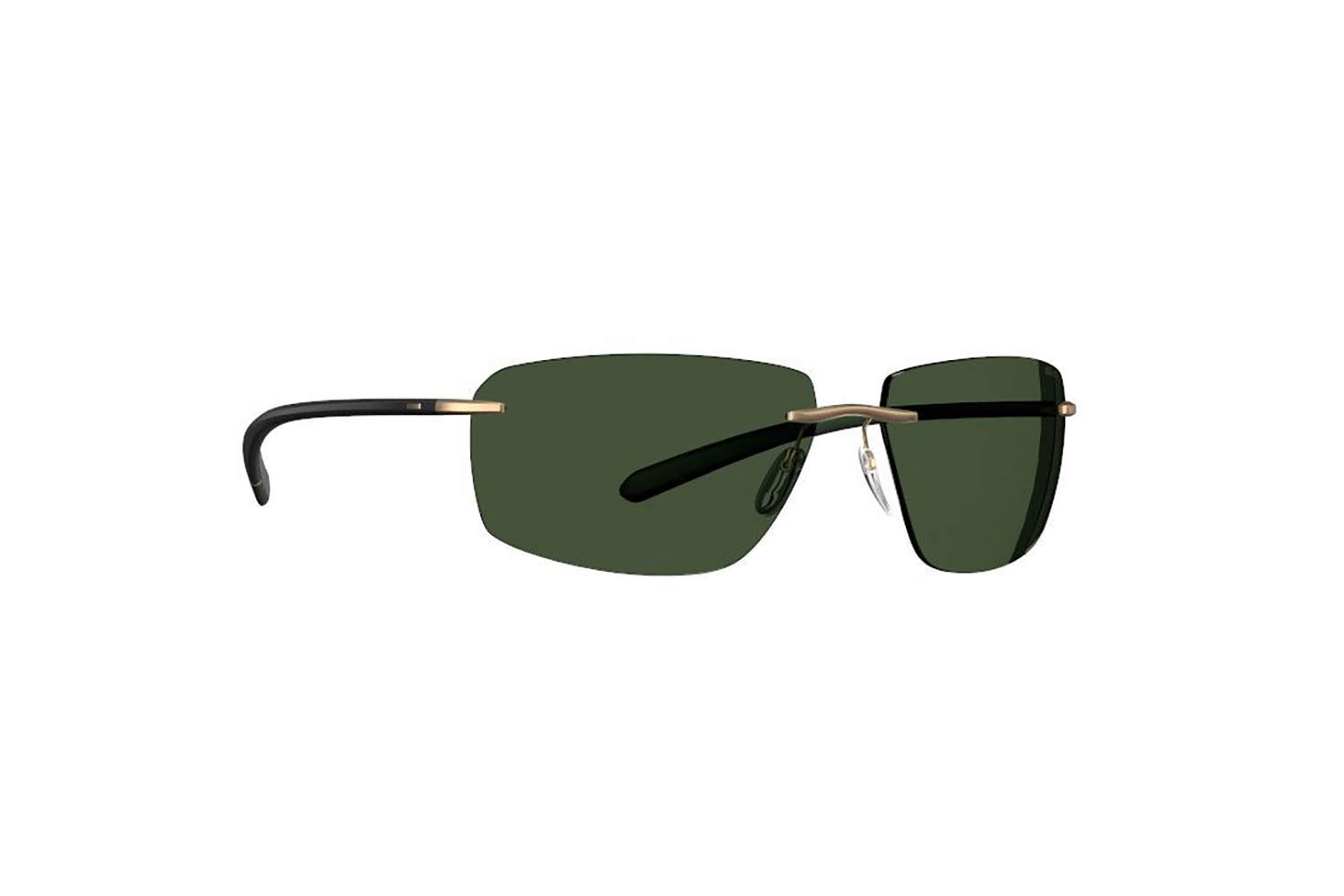 Silhouette Biscayne-Bay-8727 7630 Black  Pine Green size 64 Sunglasses Price: 372,38