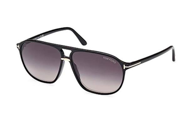 Tom-Ford FT1026-BRUCE 01B size 61 Sunglasses Price: 317,80