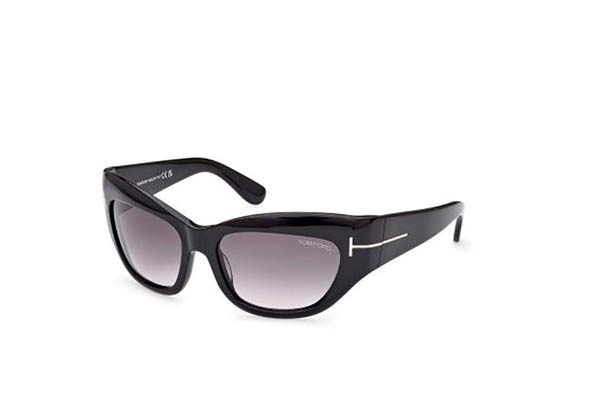 Tom-Ford FT1065-BRIANNA 01B size 55 Sunglasses Price: 296,08
