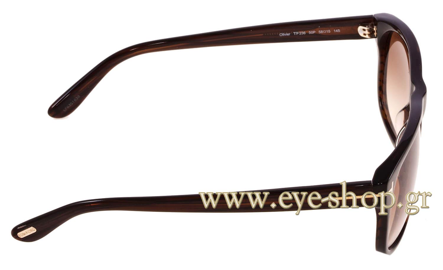TOM FORD OLIVIER TF 236 28T Sunglasses Unisex | Eye-Shop