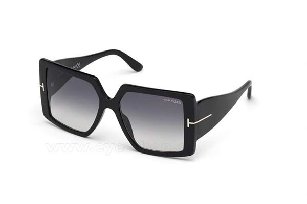 Tom-Ford FT0790-QUINN 01B size 57 Sunglasses Price: 246,99
