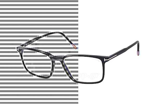 Tom Ford TF 5607 001 size 53 Eyewear Price: 252,00