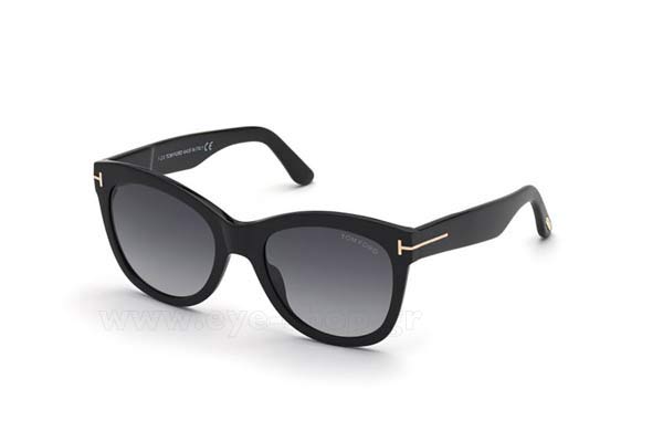 Tom-Ford TF870-WALLACE 01B size 52 Sunglasses Price: 239,86