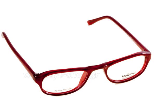 Valerio 0234 RED size 48 Eyewear Price: 49,00